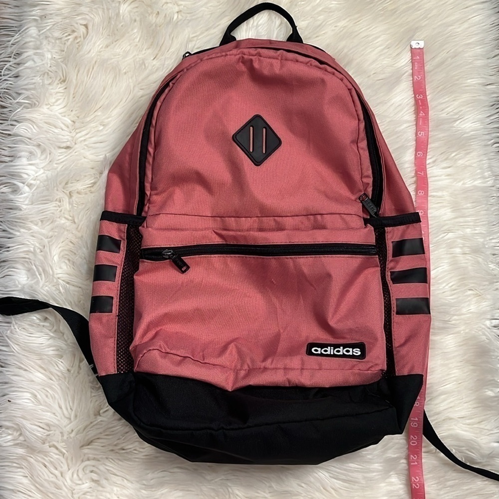 Adidas backpack book bag mauve rose pink - Picture 7 of 8